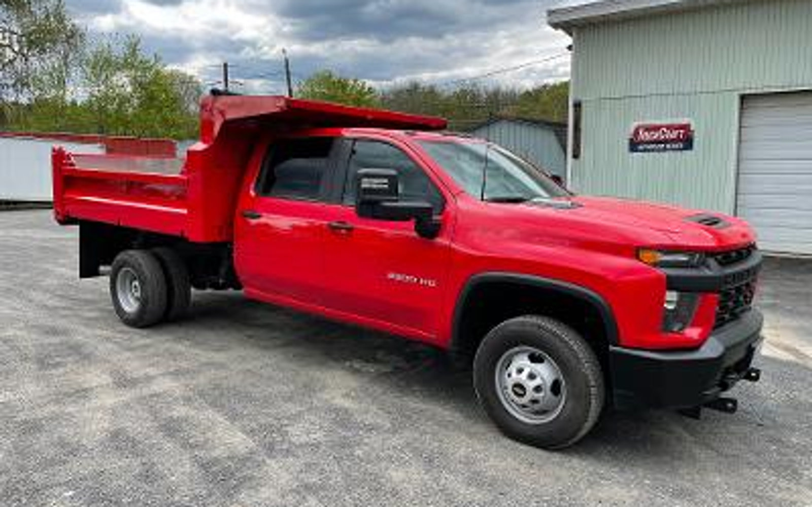 Collision repair in-progress