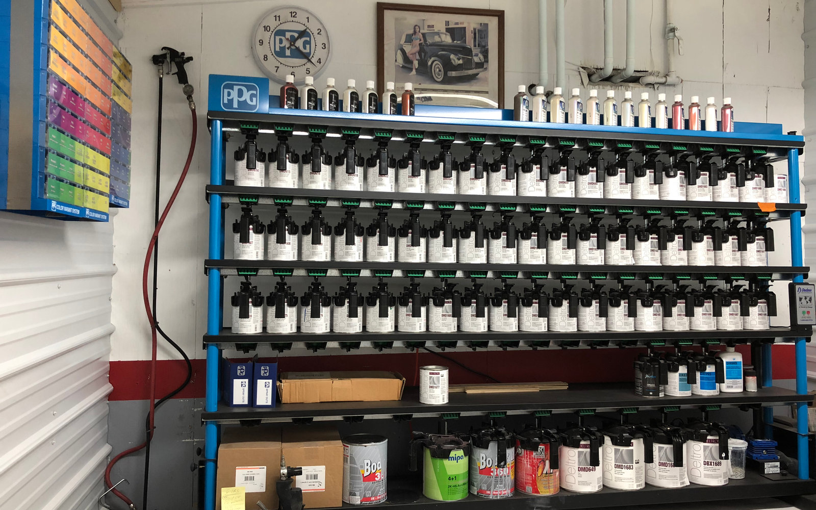 Inside the Wicked Truck Worx paint booth